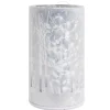 Bougie LED tournante en verre motif forêt Ø9xH15,5cm < Gifi Clearance