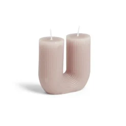 Bougie lettre U marron foncé 6x4xH9cm < Gifi Best