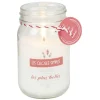 Bougie message dans pot fuchsia parfum passion < Gifi Discount