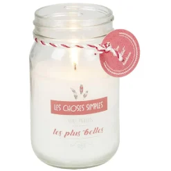 Bougie message dans pot fuchsia parfum passion < Gifi Discount