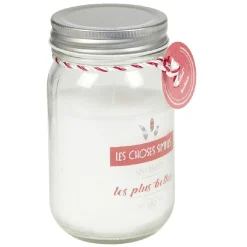 Bougie message dans pot fuchsia parfum passion < Gifi Discount