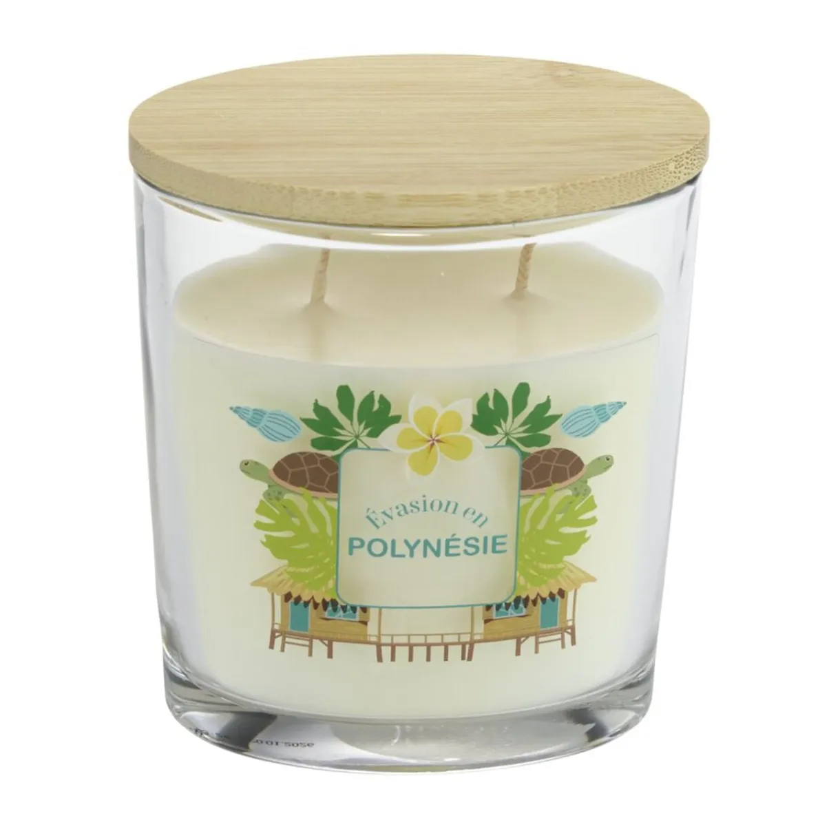 Bougie parfumée Ambiances Devineau 2 mèches Polynésie senteur monoï 30H < Gifi Clearance