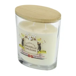 Bougie parfumée Ambiances Devineau 2 mèches Nouvelle Orléans senteur coton 30H < Gifi