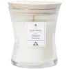 Bougie parfumée blanche Les crépitantes senteur linge frais 18H < Gifi New