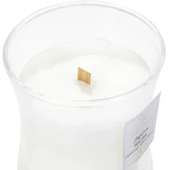 Bougie parfumée blanche Les crépitantes senteur linge frais 18H < Gifi New