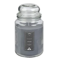 Bougie parfumée dans Bonbonnière senteur poudre de Coton Gris < Gifi Best