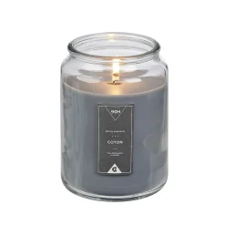 Bougie parfumée dans Bonbonnière senteur poudre de Coton Gris < Gifi Best