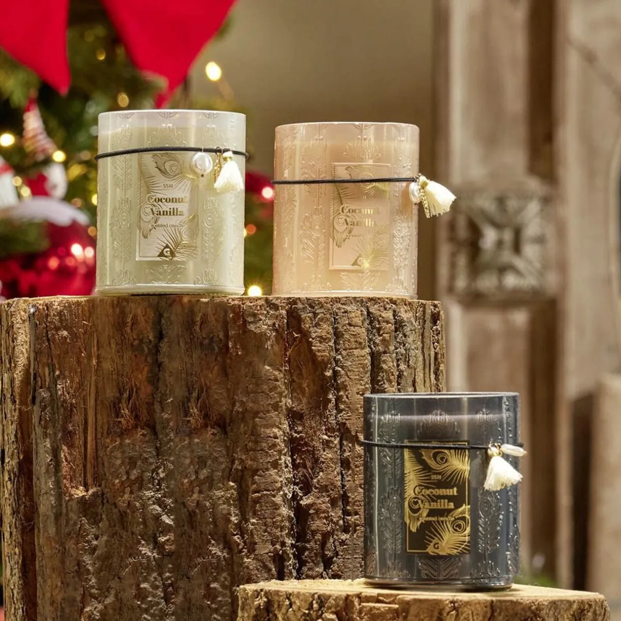 Bougie parfumée dans pot déco pampilles < Gifi Outlet