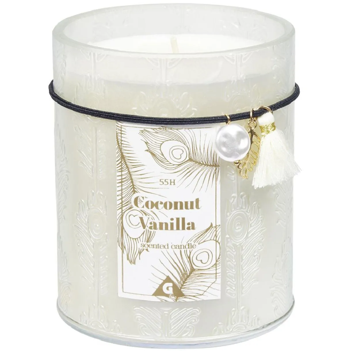 Bougie parfumée dans pot déco pampilles < Gifi Outlet