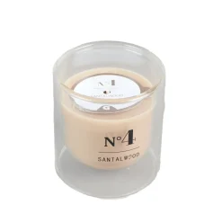Bougie parfumée dans verre double paroi senteur bois de santal 25H < Gifi Outlet