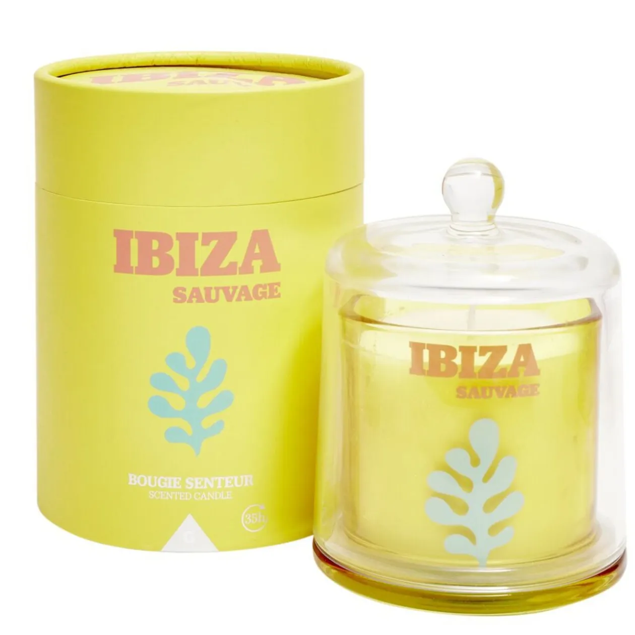 Bougie parfumée dans verre inspiration voyage Ø10,5xH13,5cm (4 modèles)