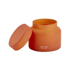 Bougie parfumée dans verre mat avec bouchon Ø9xH7cm (3 modèles) < Gifi Discount