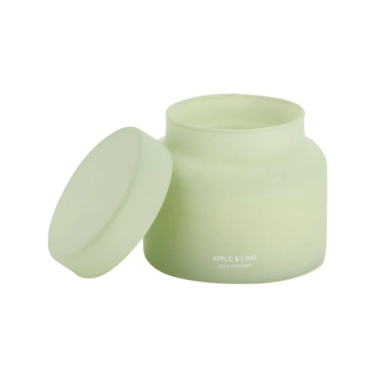 Bougie parfumée dans verre mat avec bouchon Ø9xH7cm (3 modèles) < Gifi Discount