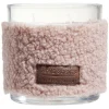 Bougie parfumée déco laine
