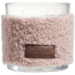 Bougie parfumée déco laine