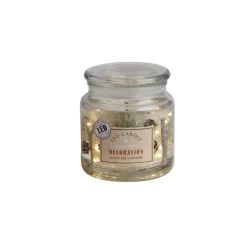 Bougie parfumée 12H avec décor intérieur LED (4 modèles)
