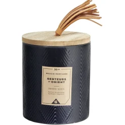 Bougie parfumée noire senteur d'Orient 50H < Gifi Online