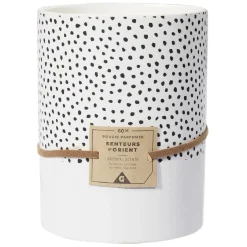 Bougie parfumée noire senteur d'Orient 60H < Gifi Sale