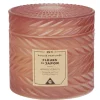 Bougie parfumée rose design relief senteur fleurs du Japon 25H