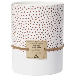 Bougie parfumée rose senteur fleurs du Japon 60H < Gifi New