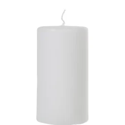 Bougie pilier blanche Ø7xH13,5 cm < Gifi Sale
