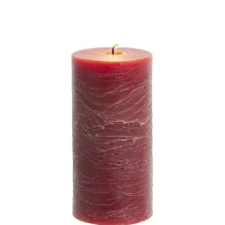 Bougie pilier rouge 50H