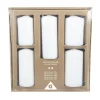 Bougie pilier x5 cire blanche 5 formats