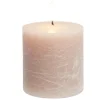 Bougie pillar marron 25H