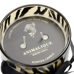 Bougie pot en verre motif pelage animal Ø10xH12,5cm (2 modèles léopard ou tigre) < Gifi Sale