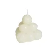 Bougie ronde à bulles Ø7,8xH6,8cm