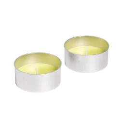 Bougies à la citronnelle x2 140gr Ø9xH4cm < Gifi Sale