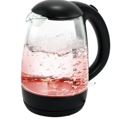 Bouilloire LED sans fil couleurs variables Homday en verre 1,7L < Gifi Sale