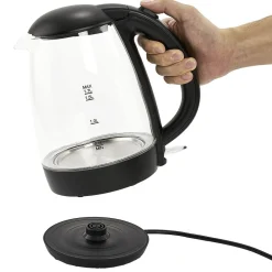 Bouilloire LED sans fil couleurs variables Homday en verre 1,7L < Gifi Sale