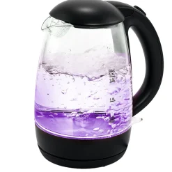 Bouilloire LED sans fil couleurs variables Homday en verre 1,7L < Gifi Sale