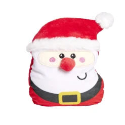 Bouillote Père Noël rouge et blanc 15,5x16,5cm < Gifi Clearance
