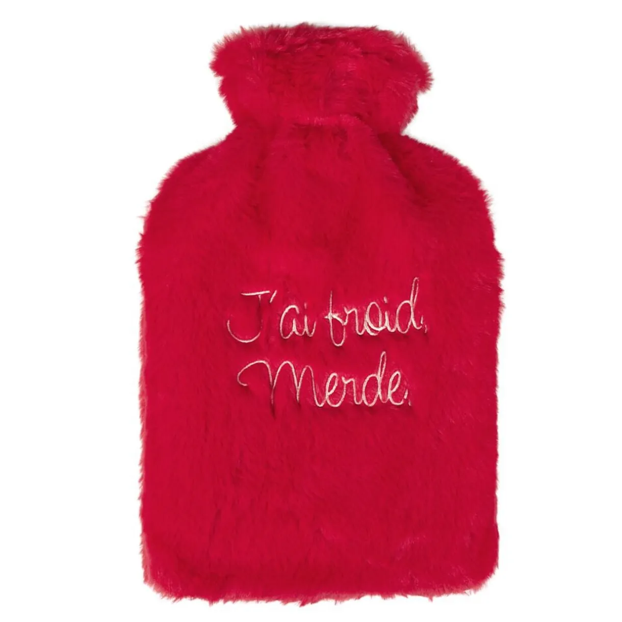 Bouillotte humour caoutchouc et housse 1,8L (2 modèles) < Gifi Hot