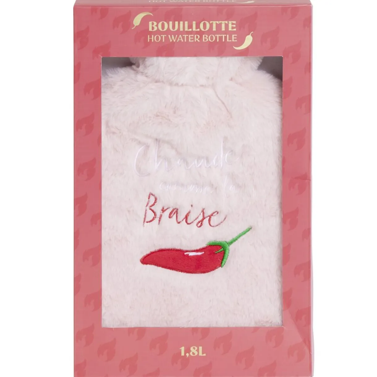 Bouillotte humour caoutchouc et housse 1,8L (2 modèles) < Gifi Hot