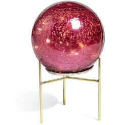Boule Déco Led + socle doré