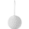 Boule de Noël blanche