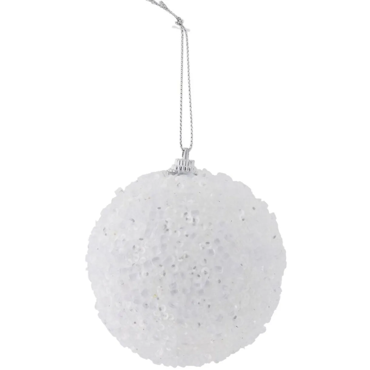 Boule de Noël brillante Ø8cm (2 modèles) < Gifi