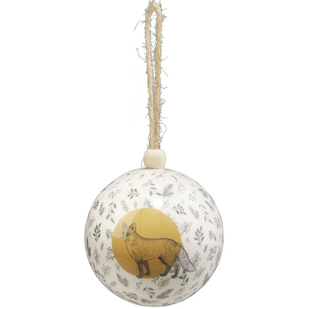 Boule de Noël design forêt Ø8cm