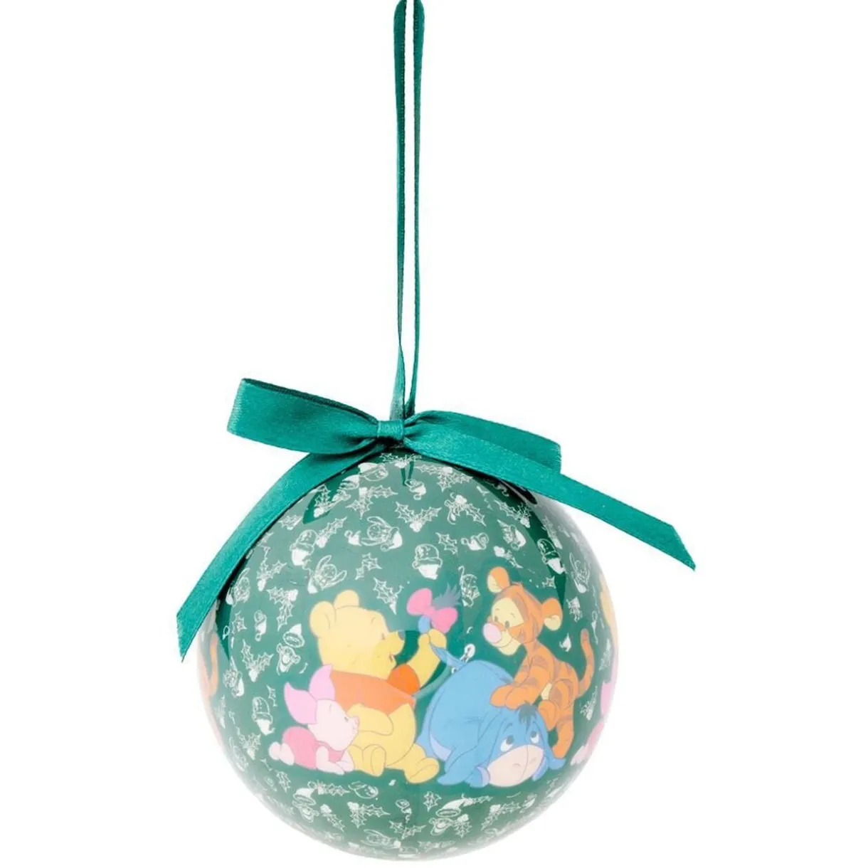 Boule de Noël Disney Winnie L'ourson vert foncé Ø7,5cm < Gifi New