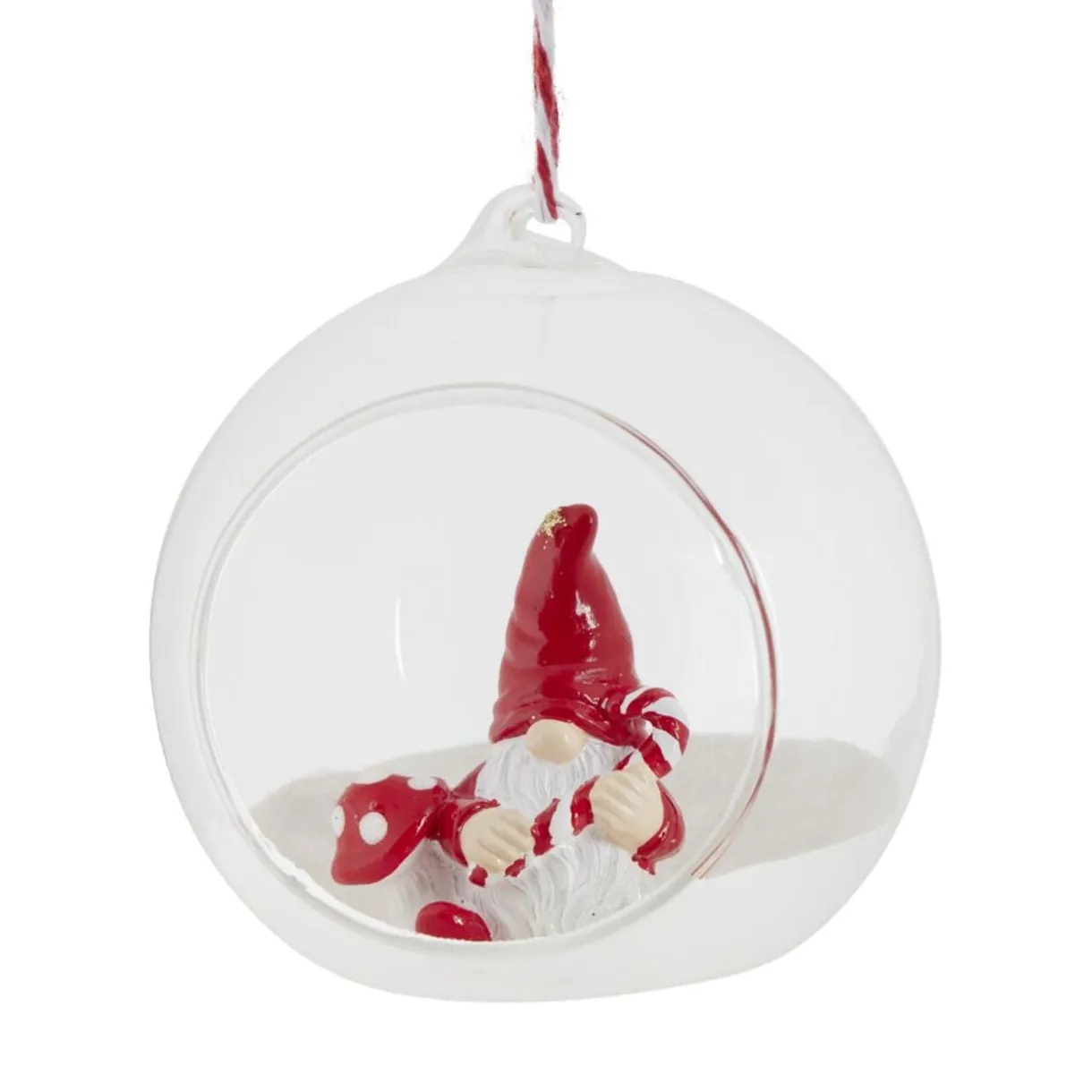 Boule de Noël en verre ouverte avec décor intérieur Ø8cm- 3 modèles < Gifi Best
