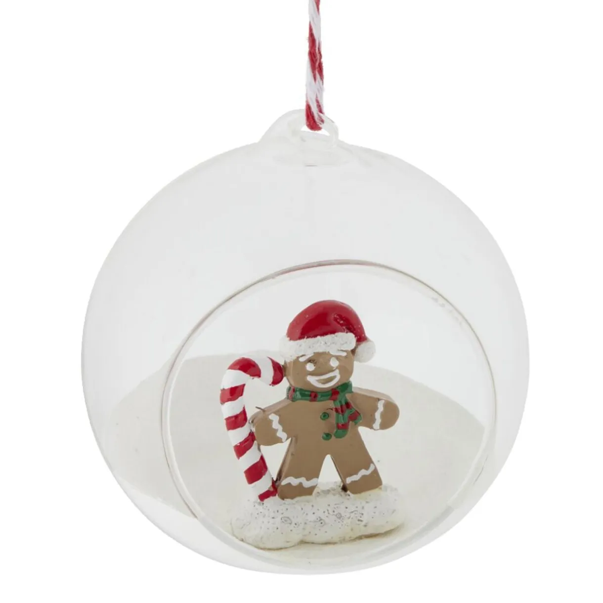 Boule de Noël en verre ouverte avec décor intérieur Ø8cm- 3 modèles < Gifi Best