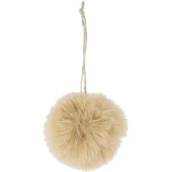Boule de Noël fourrure marron Ø6cm < Gifi Online