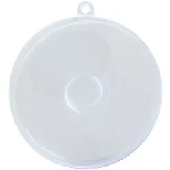 Boule de Noël à garnir transparente fermée