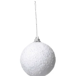 Boule de Noël imitation neige Ø6cm x24