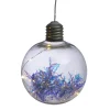 Boule de Noël lumineuse 6 LED blanc chaud Ø15 cm < Gifi Outlet