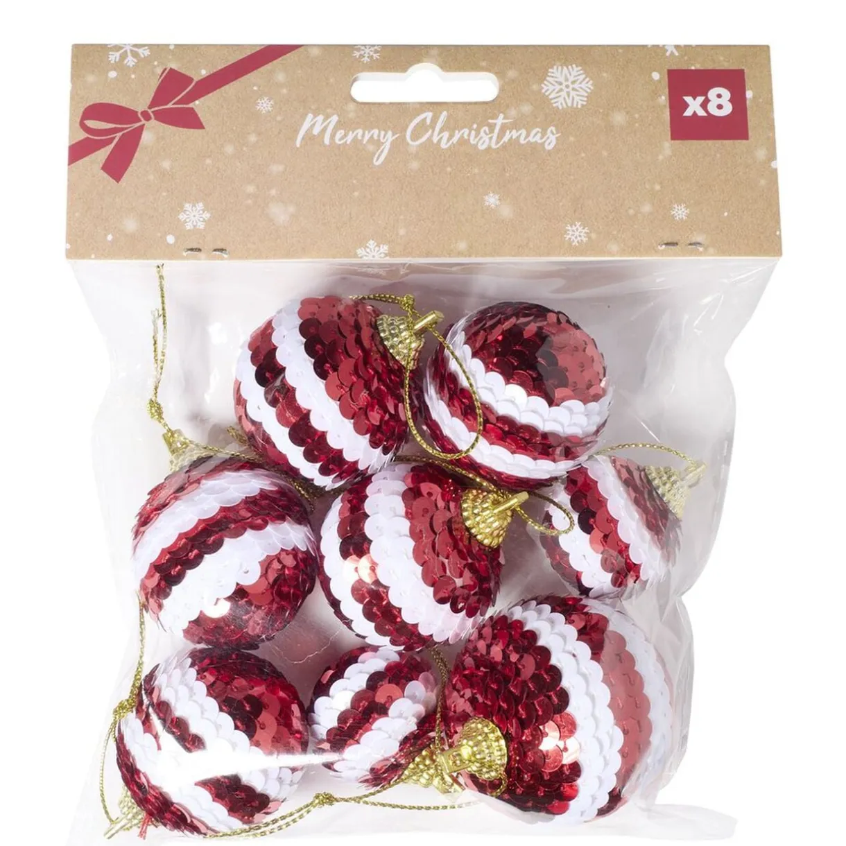 Boule de Noël mini à sequins x8 < Gifi