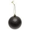 Boule de Noël à motif relief brillant